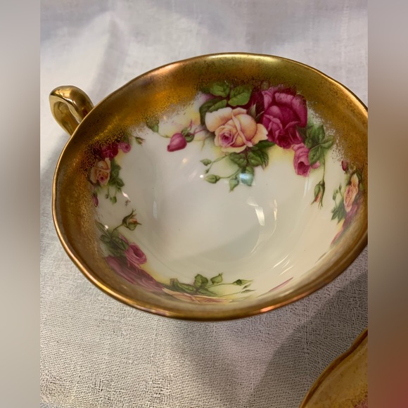5-piece place setting of ‘Golden Rose’ by Royal Chelsea. - Picture 16 of 16
